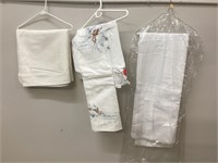 Embroidered & Etched Table Cloths