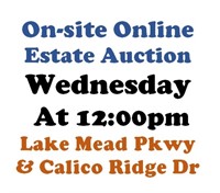 WELCOME TO OUR TUE. @12pm ONLINE PUBLIC AUCTION