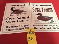 Core Sound Decoy Festival Adv. Posters