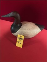 Unsigned Duck Decoy - Restored By L. Rucker