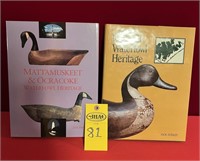 2 Books:  Mattamuskeet And Ocracoke Waterfowl &