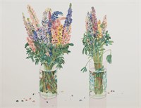 Gary Bukovnik Lithograph Flowers