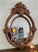 Large Ornate Carved Mirror