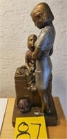 Pediatric nurse and Child Statue