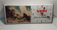 Genesee lighted clock/sign