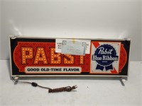 NOS Pabst lighted sign