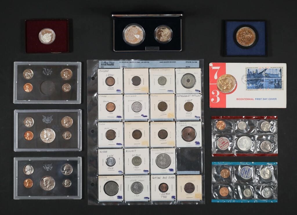 Lot of U.S. & International Coins
