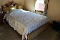 Full Size Bed w/older mattress & Box spring
