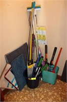 Brooms, Buckets, & Pruners