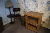 Lamp table, Chair , End table, & Microwave Cart