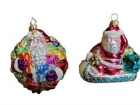 4.5" Christopher Radko Santa Presents Ornaments