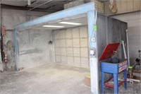 Paint/Dust Booth Approx. 14'W x 8'D x ??? H
