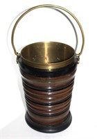 wooden brass lined bucket wine chiller RHA