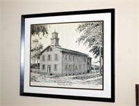Jerry Miller print Beaufort County Courthouse 19"h
