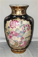 large Andrea Sadek Asian vase 14"     RHB