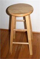 a 24"wooden counter stool