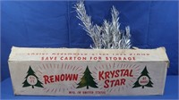 6.5' COMPLETE Renown Krystal Star Aluminum Tree