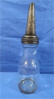 Antique 1 Quart Oil Bottle & Spout