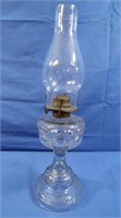 Vintage Peanut Kerosene Lamp w/Shade