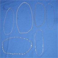 Sterling Silver Chains-24.5gr