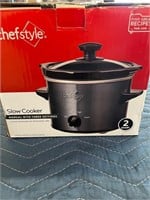 CHEF STYLE SLOW COOKER 2QTS