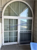 LARGE WINDOW WITH DOME TOP, 6 FT X 8 FT,