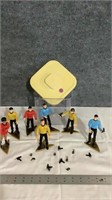 Star Trek figures in canister