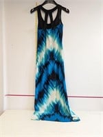 Multicoloured Blue Venus Maxi Dress