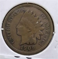 1909  Indian Head Penny F