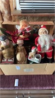 Vintage -Christmas decorations - variety - box