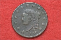 1820 Coronet Large Cent Sm Date