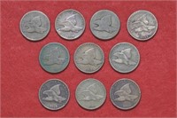 10 - 1958 Flying Eagle Cents