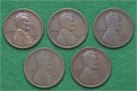 5 - Lincoln Head Cents (3-15s / 2-15d)