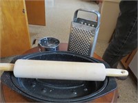 Sifter, Grater, Rolling Pin, Roaster