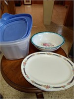 Misc. Lot Rubbermaid, Homer Laughlin, Hall & More