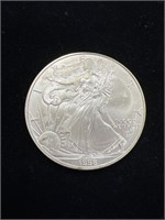 1998 American Silver Eagle 1 oz. .999 Fine Silver