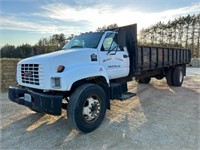 1998 GMC Flatbed Dump Truck