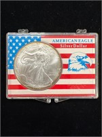 2002 American Silver Eagle in Plastic Holder