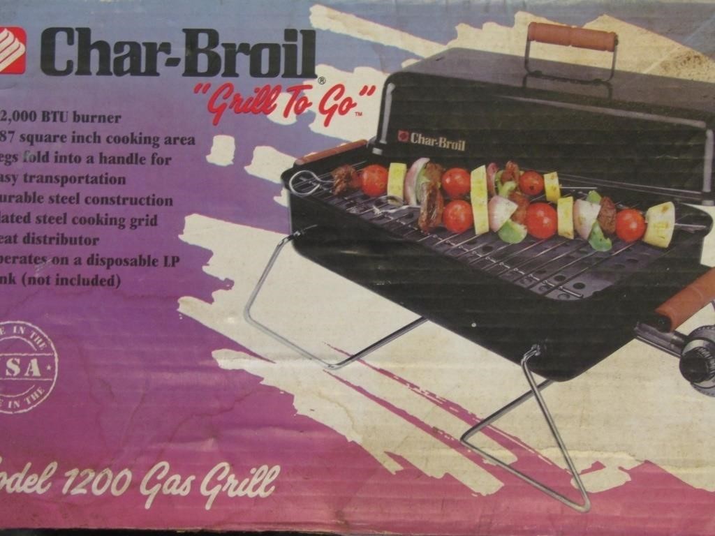 Char Broil Grill in Box