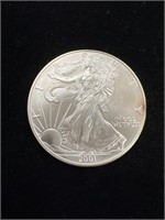 2001 American Eagle 1 oz. .999 Fine Silver