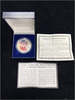1999 Colorized American Eagle in Box with COA