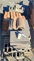(3) Pallets Of Bricks And Roofing Tile