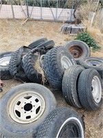 Huge Lot of Tires & Rims