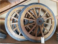 (4) Wooden Rims With Tires Model A? T?