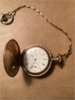 Elgin men’s pocket watch w/ 10 yr case -as found