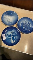 3 Vintage Bing & Grondahl Porcelain Christmas