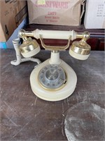 Old looking dial up telephone