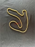 Stamped 18K Gold Rope Chain [28.2g]