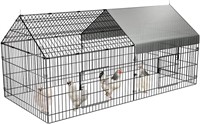 Chicken Coop Chicken Run Pen for Yard with Cover