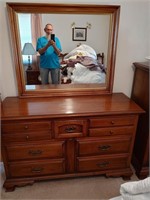 Drexel Chest of Drawers with Mirror